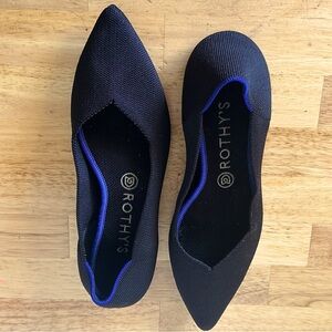 Rothy’s ‘The Point’ Shoes, Women’s Size 9.5, Black